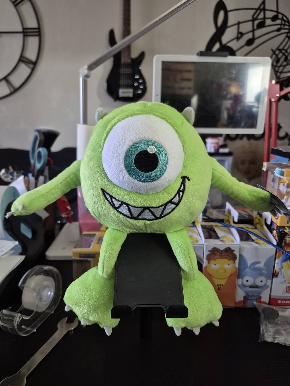 Monsters, Inc Green One-Eyed Monster - Soft Plushed Stuffed Animal Disney Pixar